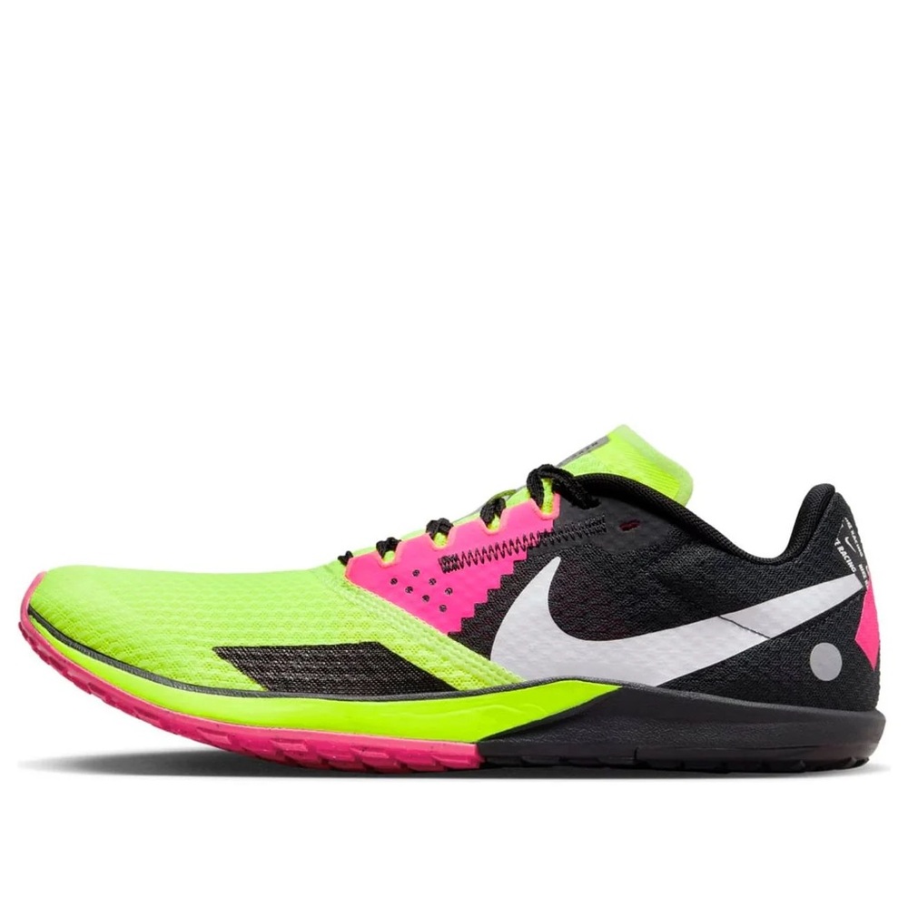 9 Mens Nike Zoom Rival Waffle 6 Track Field Shoes Neon Black Pink DX7998 700